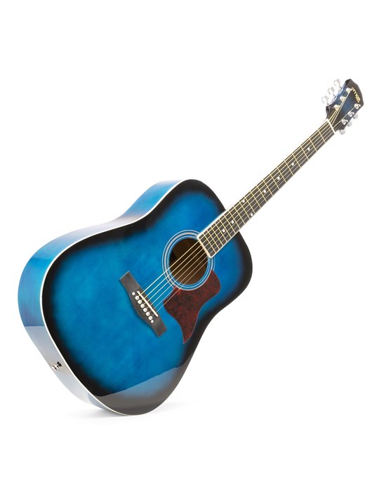 SoloJam Conjunto Guitarra Acústica Azul