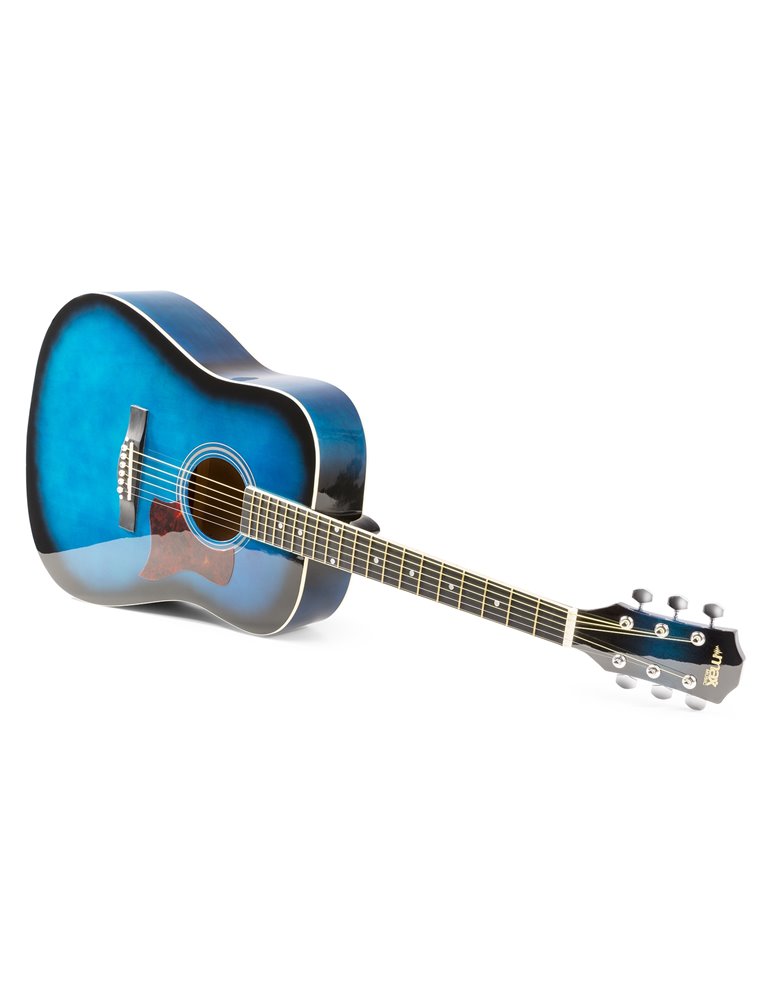SoloJam Conjunto Guitarra Acústica Azul