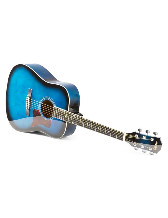 SoloJam Conjunto Guitarra Acústica Azul