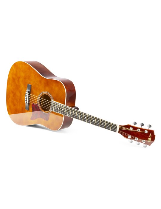 SoloJam Conjunto Guitarra Acústica Natural Oscura