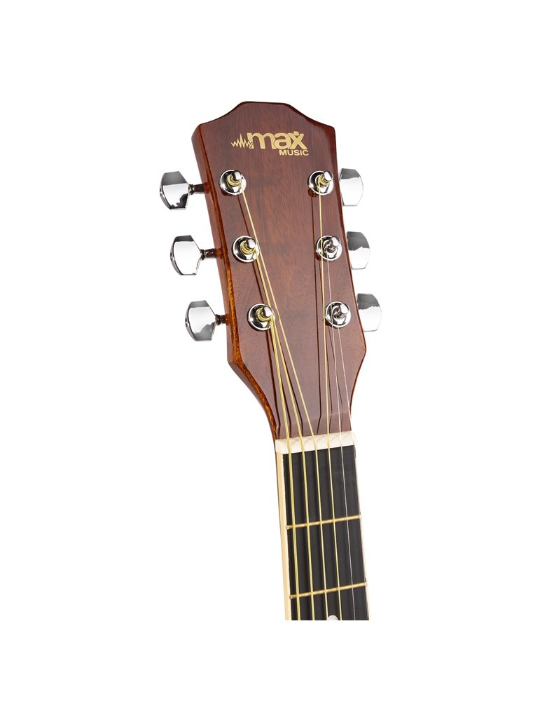 SoloJam Conjunto Guitarra Acústica Natural Oscura