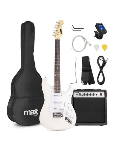 GigKit Conjunto Guitarra Eléctrica Blanco