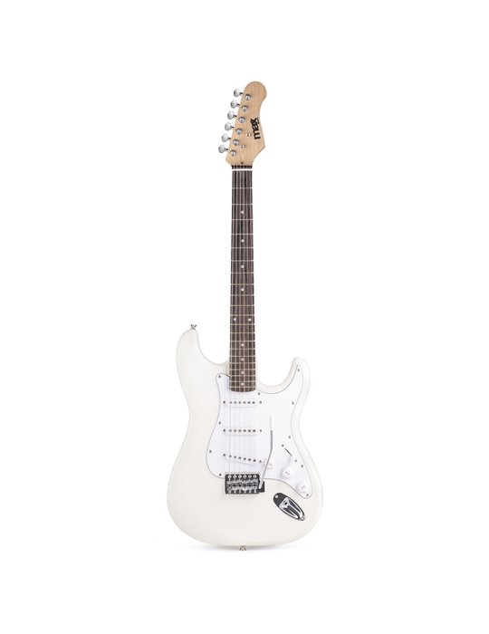 GigKit Conjunto Guitarra Eléctrica Blanco