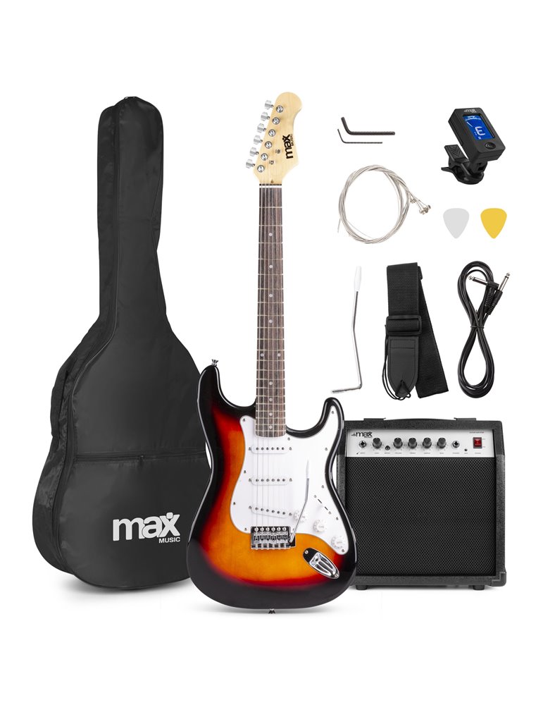 GigKit Conjunto Guitarra Eléctrica Sunburst