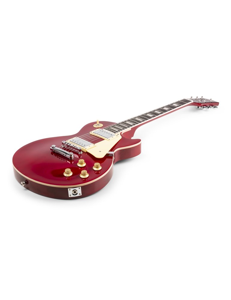 GigKit Guitarra Eléctrica SC Rojo Oscuro
