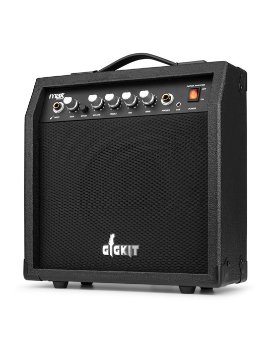 GigKit Guitarra Eléctrica estilo acolchado Negro