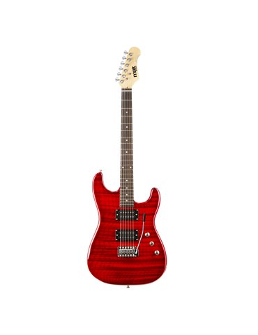 GigKit Guitarra Eléctrica estilo acolchado Rojo Oscuro 2