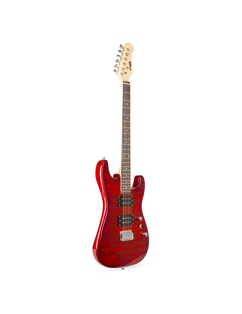 GigKit Guitarra Eléctrica estilo acolchado Rojo Oscuro
