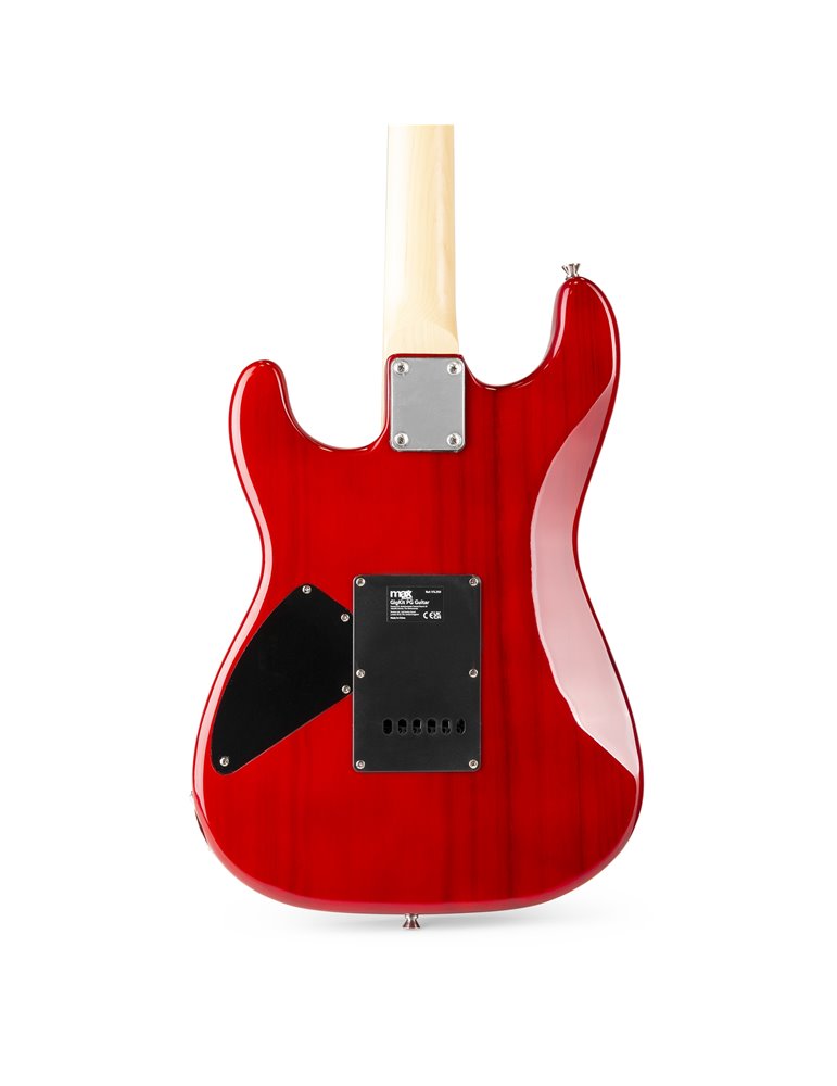 GigKit Guitarra Eléctrica estilo acolchado Rojo Oscuro