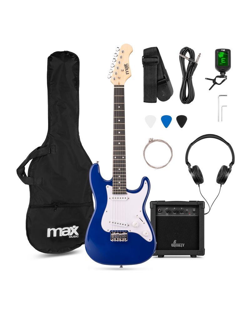 GigKit Junior Conjunto Guitarra Eléctrica Azul 3/4