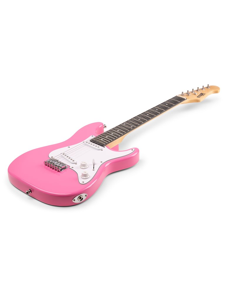 GigKit Junior Conjunto Guitarra Eléctrica Rosa 3/4