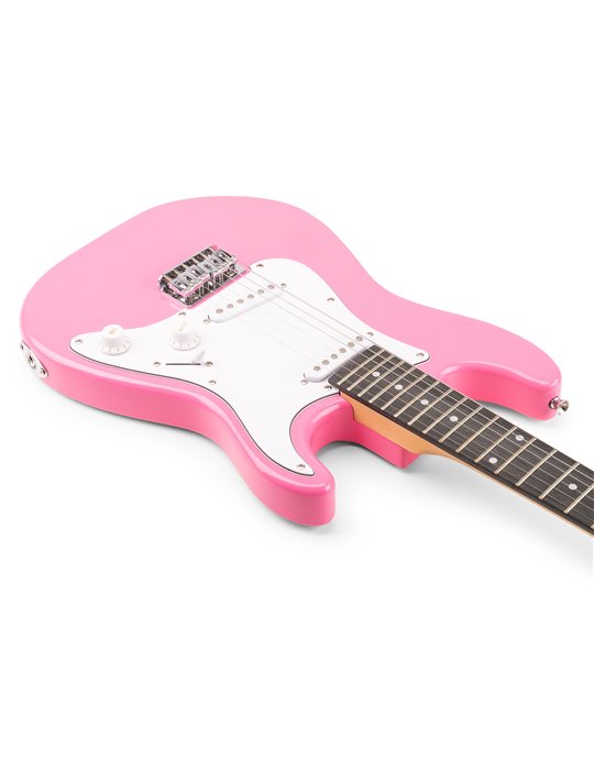 GigKit Junior Conjunto Guitarra Eléctrica Rosa 3/4