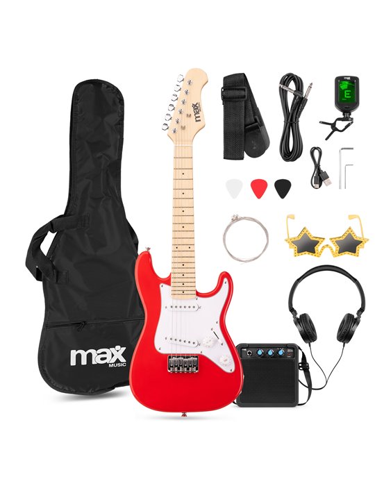 GigKit Junior Conjunto Guitarra Eléctrica Rojo 1/4