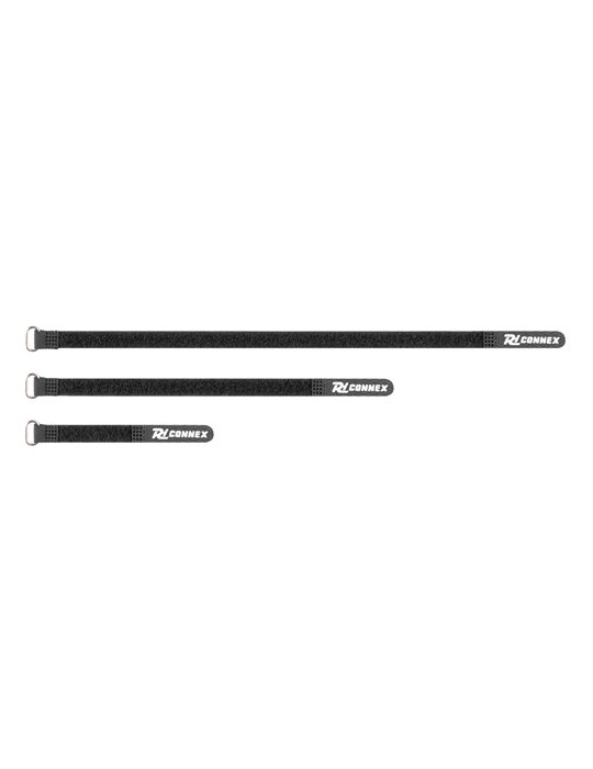 CXT-SET Conjunto de bridas para cable 30pcs Negro