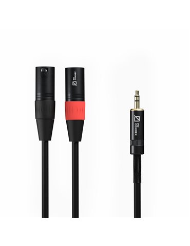 CX70-1 Cable 2x XLR Macho - 3.5mm Estereo 1.5m 2