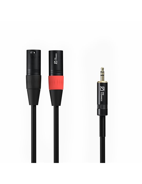 CX70-6 Cable 2x XLR Macho - 3.5mm Estereo 6.0m