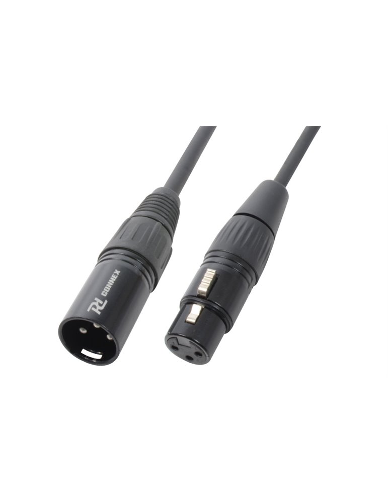 CX35-25 Cable XLR macho/hembra 25m negro
