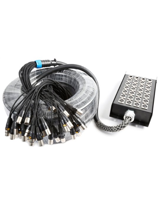 CX166 Manguera escenario 24-in 4-out XLR 30 metros