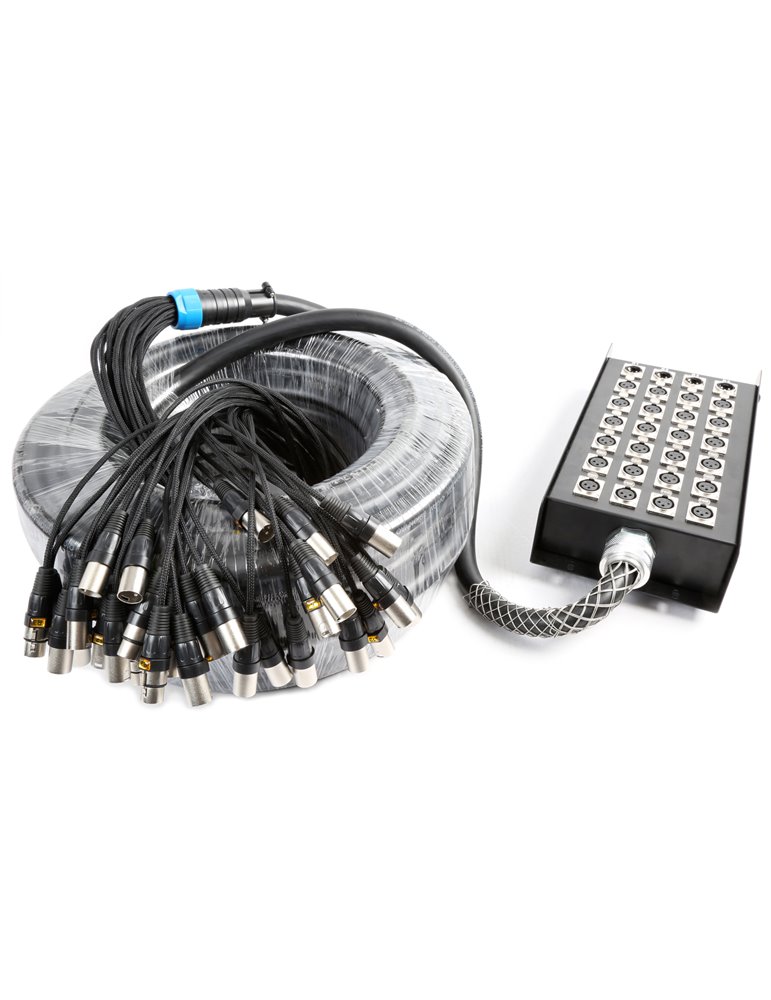 CX168 Manguera escenario 24-in 4-out XLR 50 metros