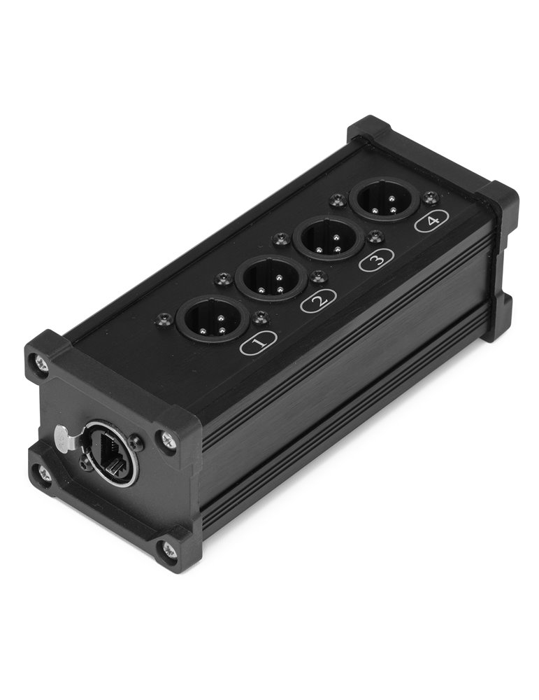 CX185 RJ45 a 4x XLR3M Splitter