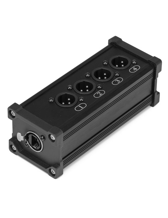 CX185 RJ45 a 4x XLR3M Splitter
