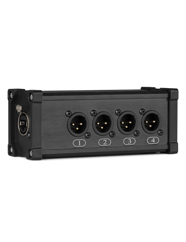 CX185 RJ45 a 4x XLR3M Splitter