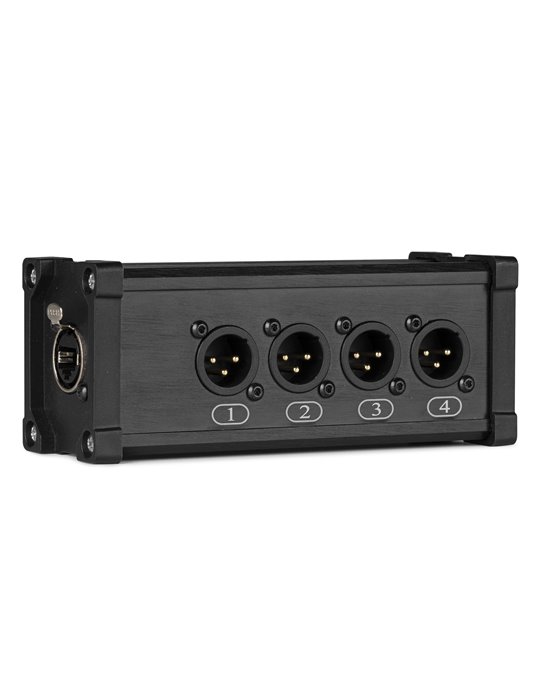 CX185 RJ45 a 4x XLR3M Splitter