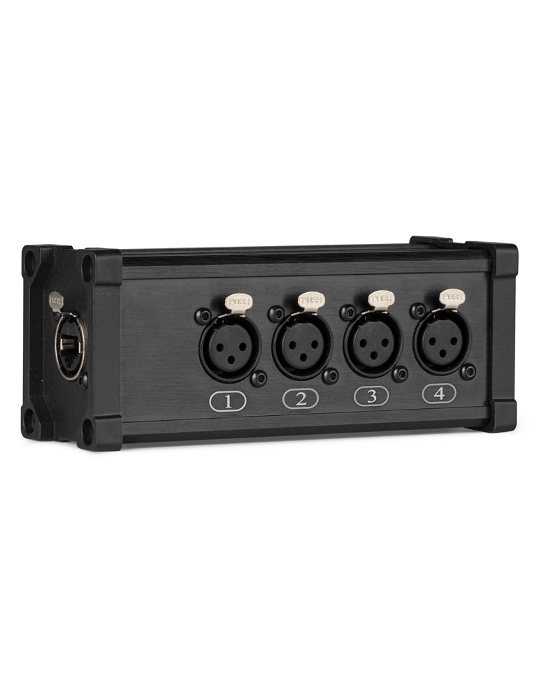 CX187 RJ45 to 4x XLR3F Splitter Box	