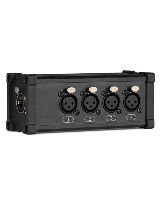 CX187 RJ45 to 4x XLR3F Splitter Box	