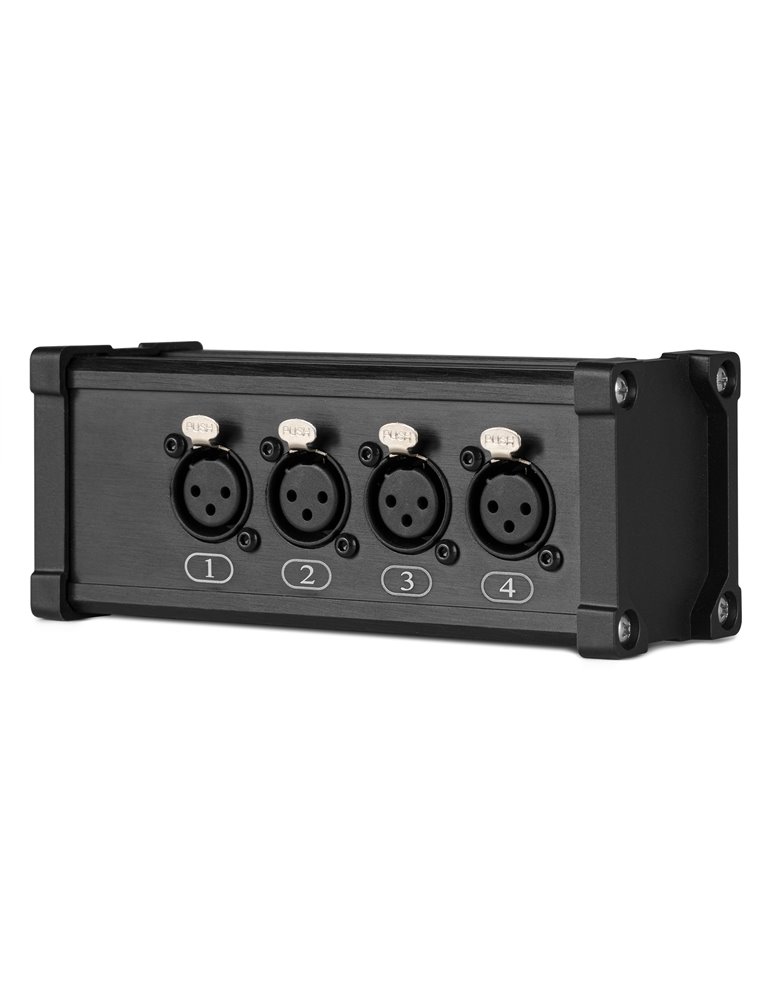 CX187 RJ45 to 4x XLR3F Splitter Box	