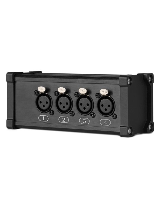 CX187 RJ45 to 4x XLR3F Splitter Box	