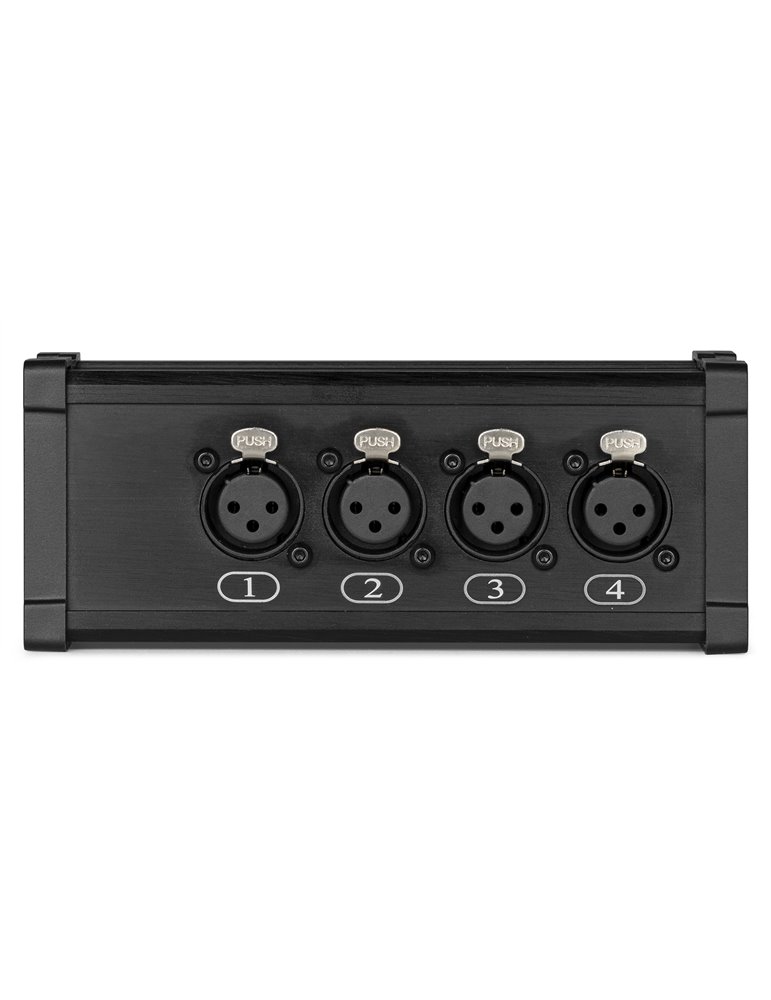 CX187 RJ45 to 4x XLR3F Splitter Box	