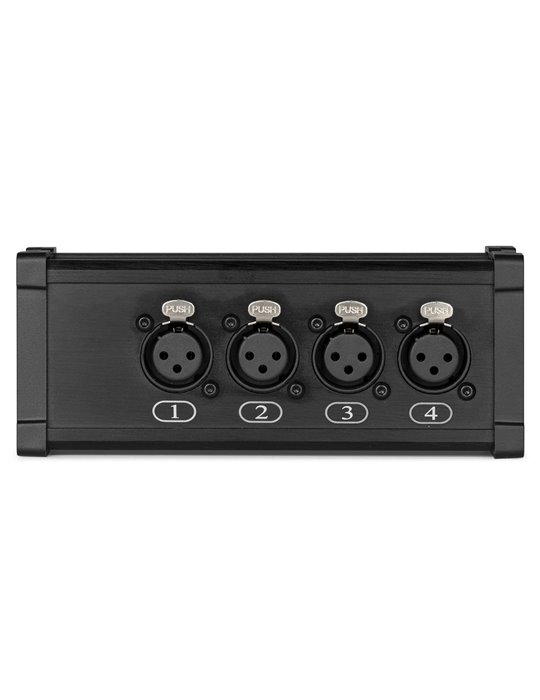 CX187 RJ45 to 4x XLR3F Splitter Box	