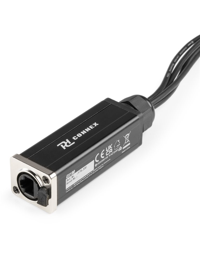 CX190 RJ45 to 4x XLR3M Cable Splitter 0.7m