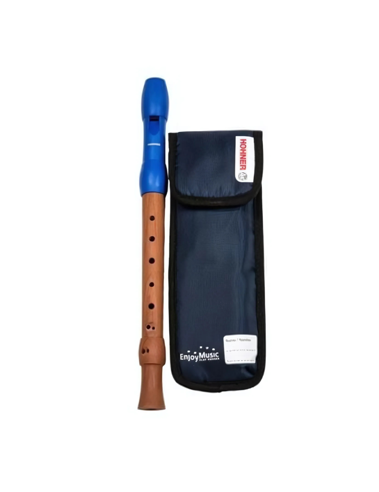 Flauta Hohner Mixta Boquilla Azul Digitación Barroca 3P 9584-2