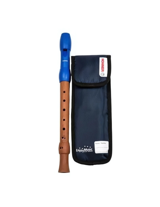 Flauta Hohner Mixta Boquilla Azul Digitación Barroca 3P 9584-2