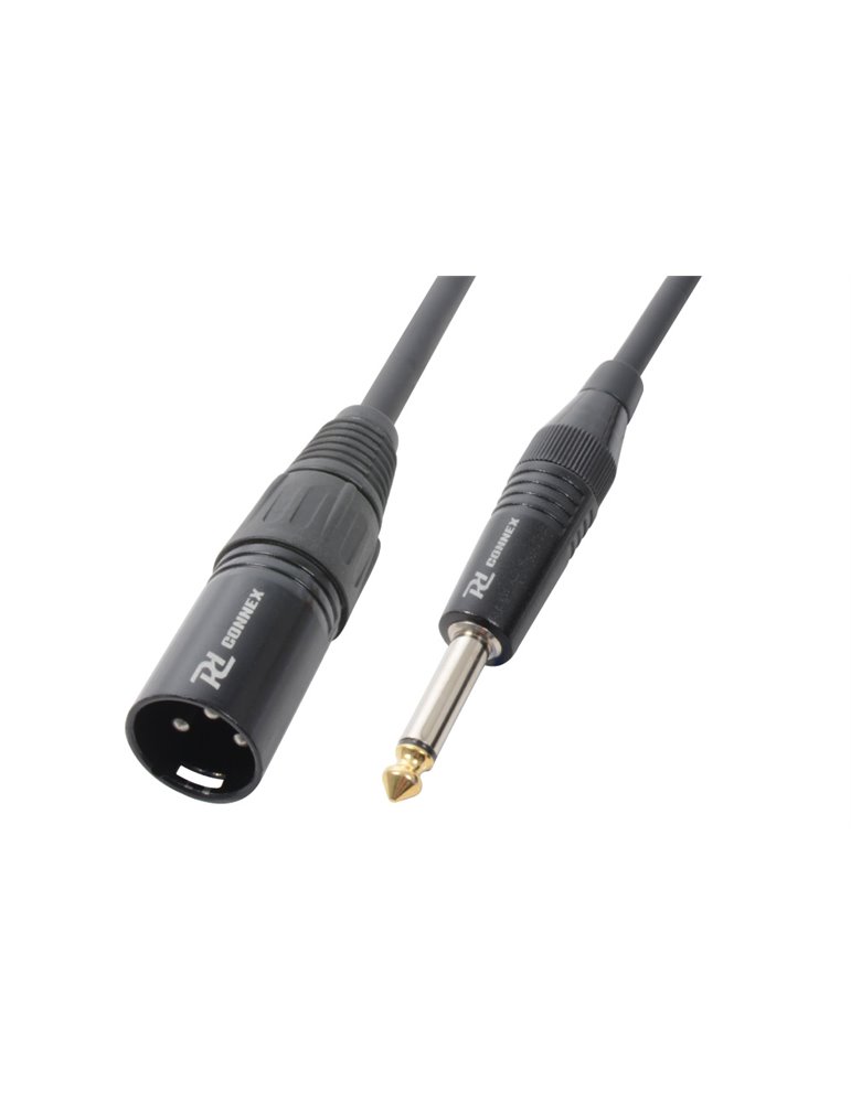 CX38-3 Cable XLR macho-Jack 6.3 mono 3.0m