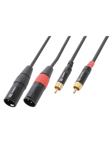 CX66-6 Cable 2xXLR Macho-2xRCA Macho 6.0m