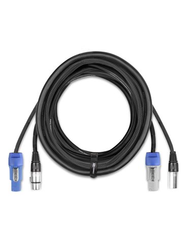 CX05-10 Audio Combi Cable Alimentacion B - XLR F/ Alimentacion A - XLR M 10m