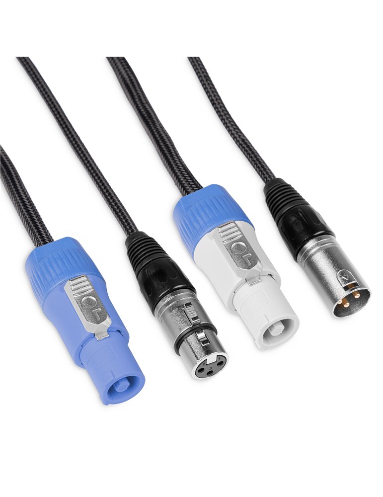 CX06-0.50 Ligero Combi Cable Alimentacion B - XLR M/ Alimentacion A - XLR F 0.50m