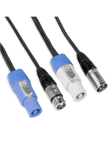 CX06-5 Ligero Combi Cable Alimentacion B - XLR M/ Alimentacion A - XLR F 5m  2