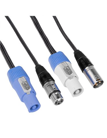 CX06-15 Ligero Combi Cable Alimentacion B - XLR M/ Alimentacion A - XLR F 15m  2
