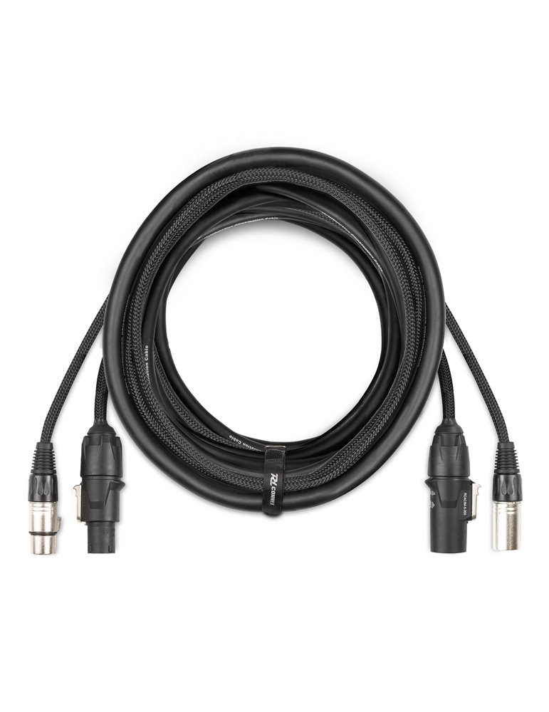 CX07-10 Combi Cable Powerconnector TR - XLR M / Powerconnector TR - XLR F 10m