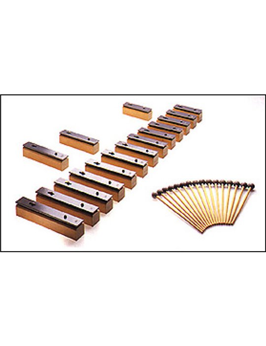 Metalofon Honsuy 8 Barras Individuales Gris 49910