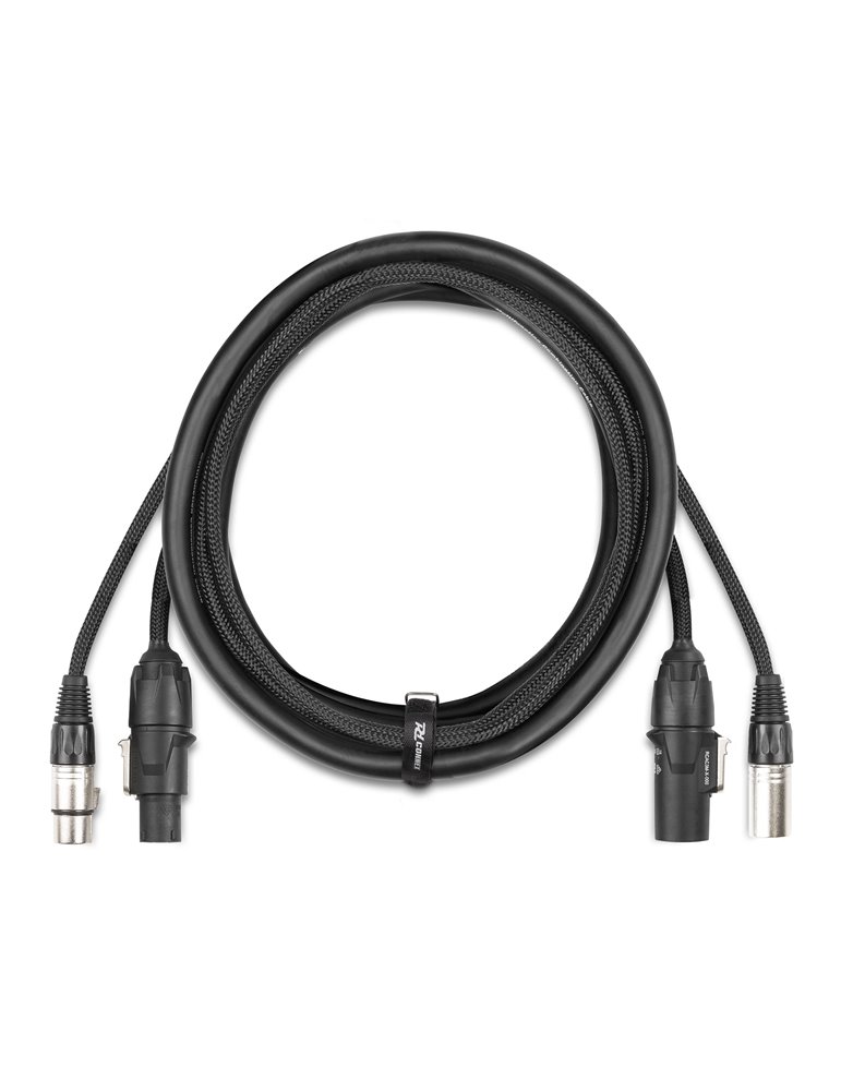 CX13-2 Combi Cable Powerconnector TR - XLR M / Powerconnector TR - XLR F 2m