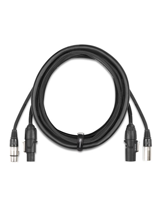 CX13-2 Combi Cable Powerconnector TR - XLR M / Powerconnector TR - XLR F 2m