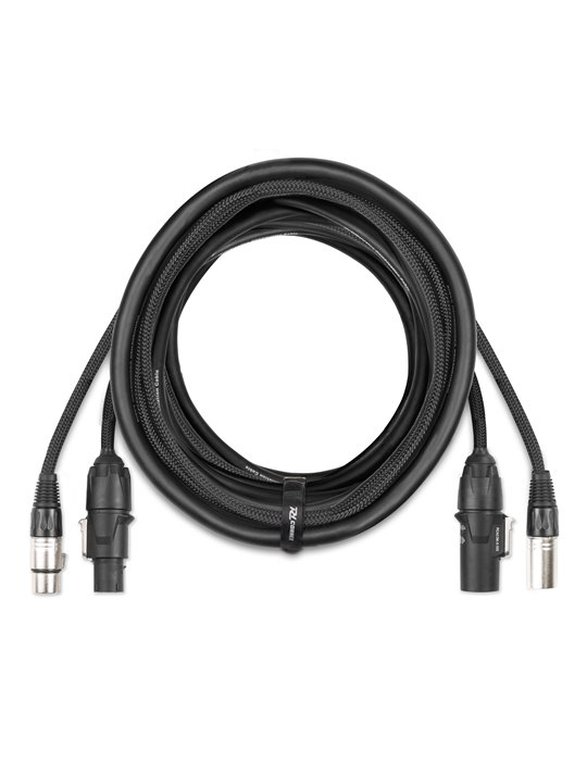 CX13-10 Combi Cable Powerconnector TR - XLR M / Powerconnector TR - XLR F 10m