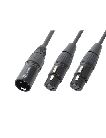 CX142 Cable Y divisor XLR 1 XLR Macho-2 XLR Hembra