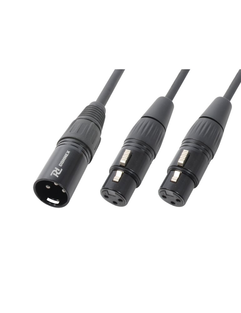 CX142 Cable Y divisor XLR 1 XLR Macho-2 XLR Hembra