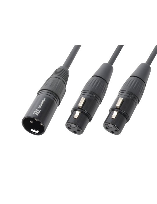 CX142 Cable Y divisor XLR 1 XLR Macho-2 XLR Hembra